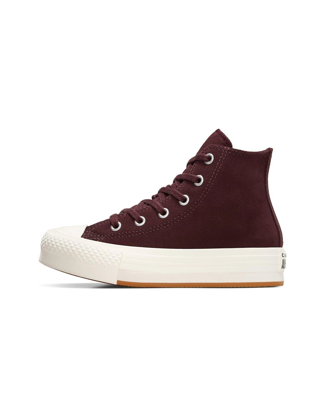 Kids Girls Eva Leather Lift Sport X Hoops - Dark Red