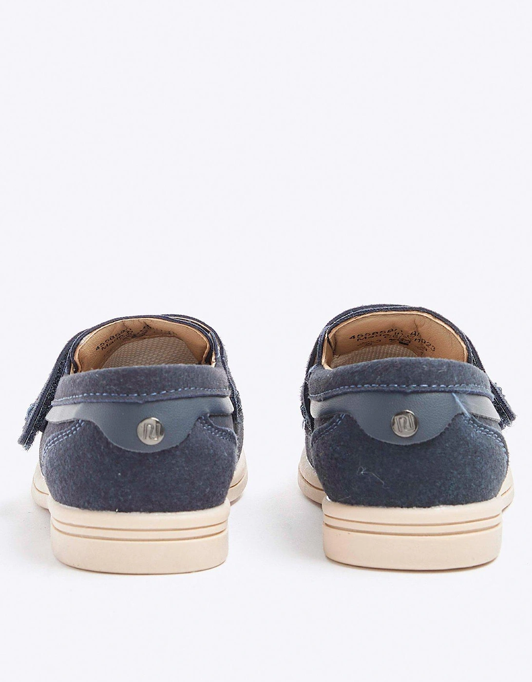 Mini Boys Suedette Tassel Loafers - Navy