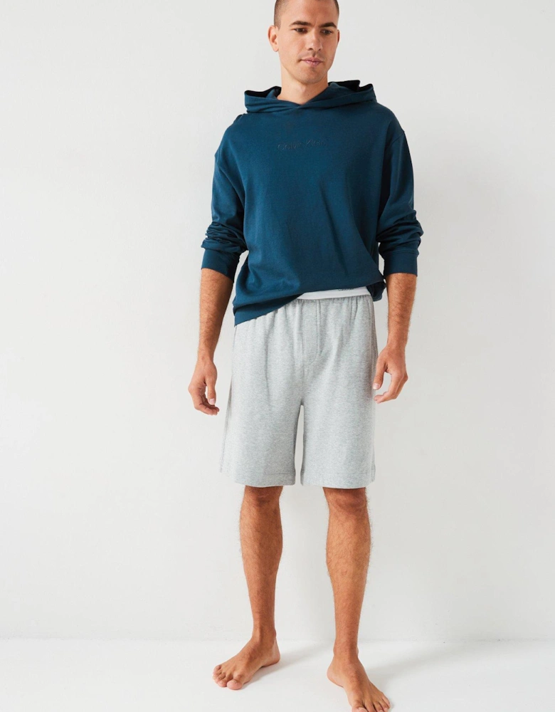 Modern Terry Loungewear Shorts - Light Grey