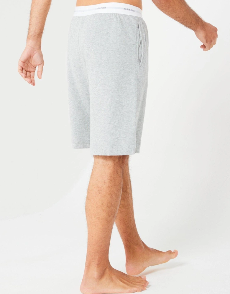 Modern Terry Loungewear Shorts - Light Grey