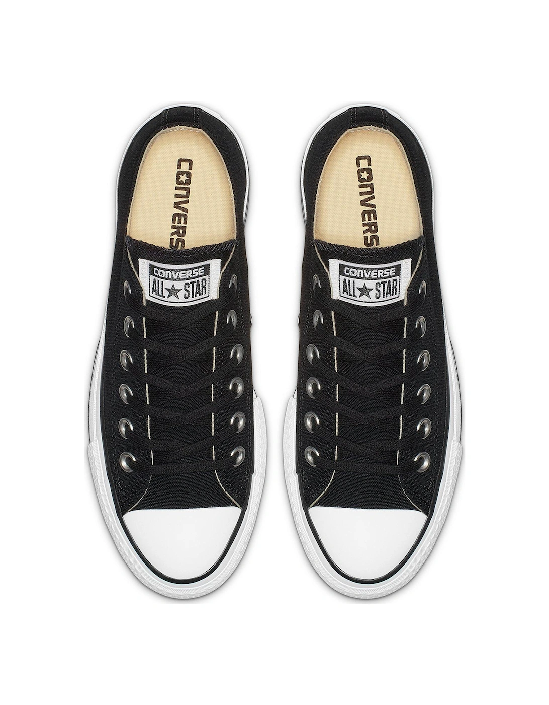 Womens Lift Ox Trainers - Black/White