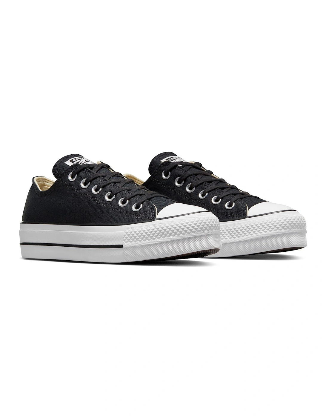 Womens Lift Ox Trainers - Black/White