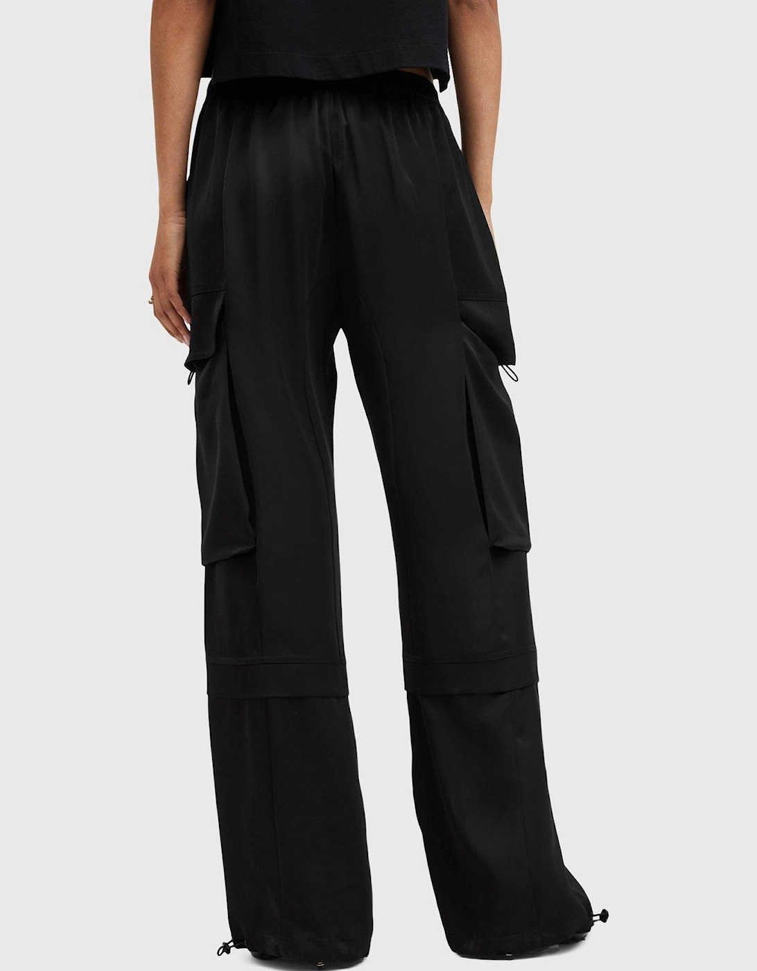 Barbara Cargo Trousers - Black