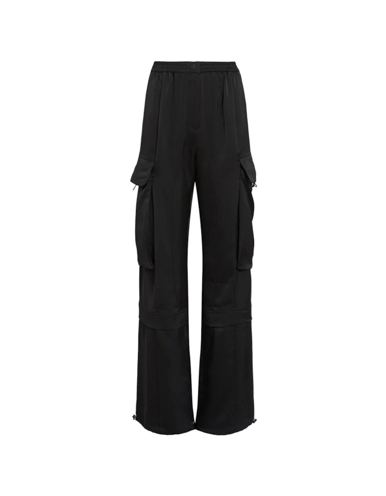 Barbara Cargo Trousers - Black