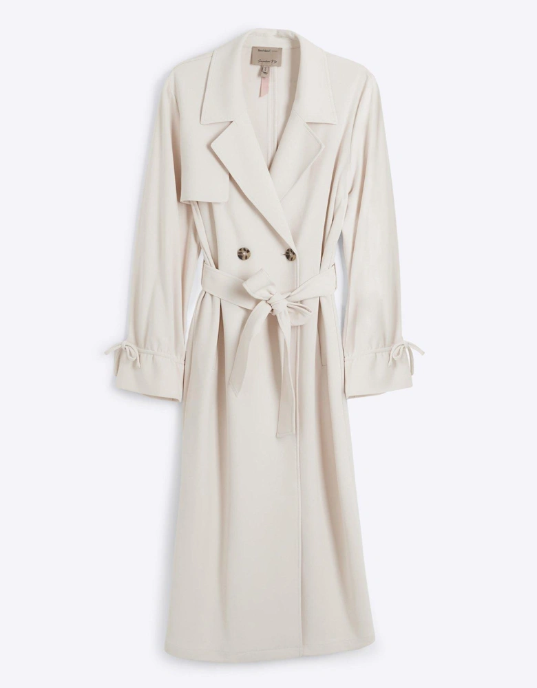 Lightweight Duster Coat - Ecru