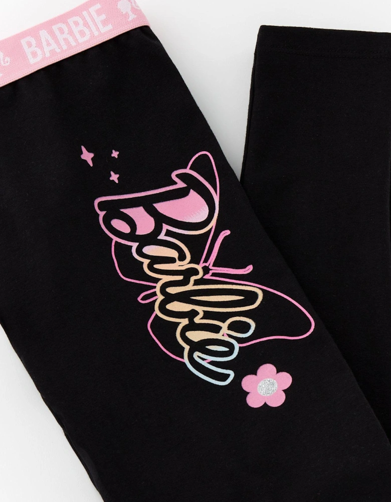 Butterfly Logo Legging - Black