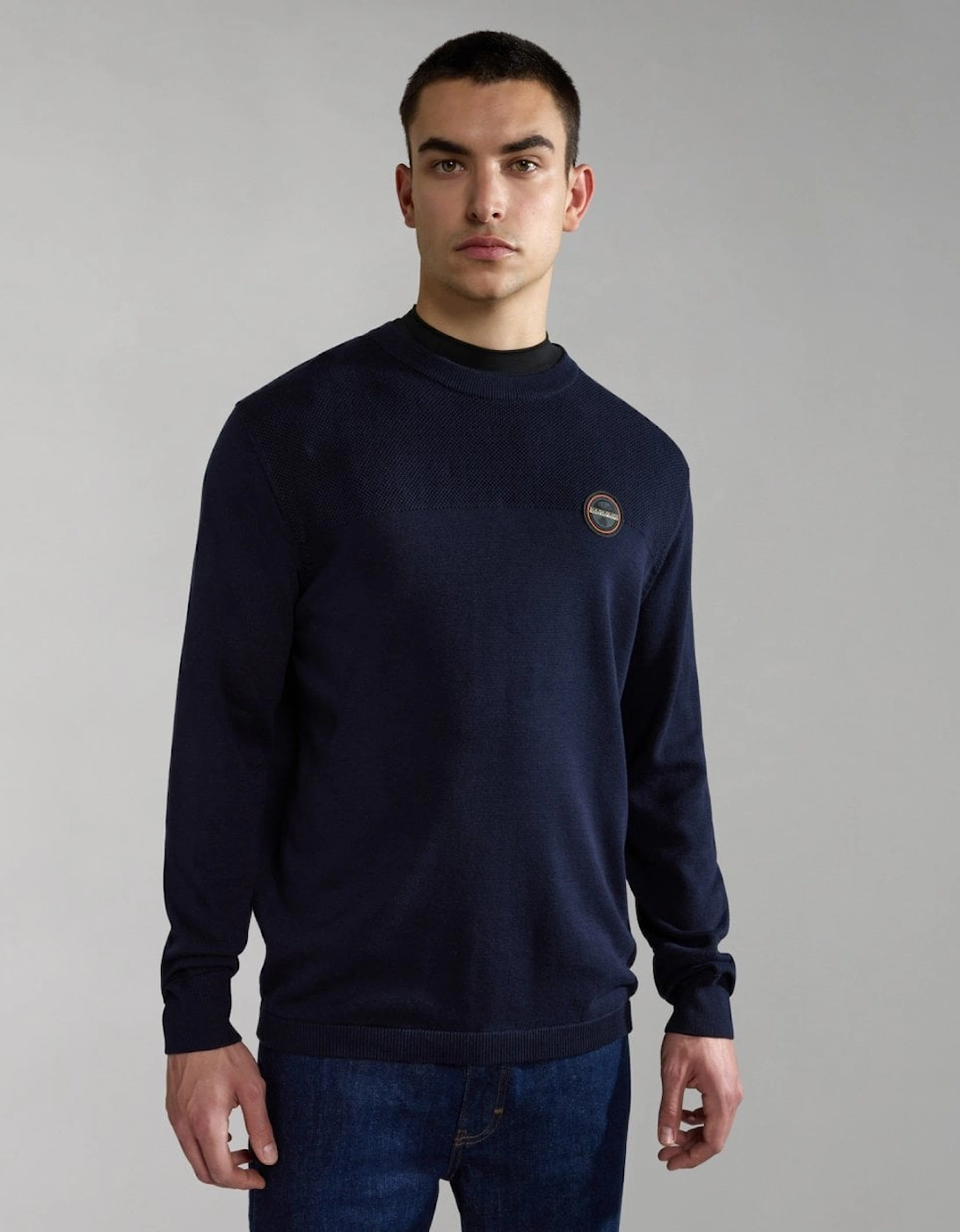 Derri C Mens Crew Neck Jumper, 5 of 4