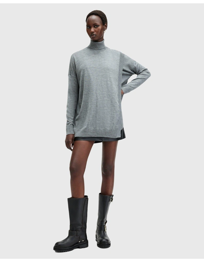 Bern Wrap Jumper - Grey