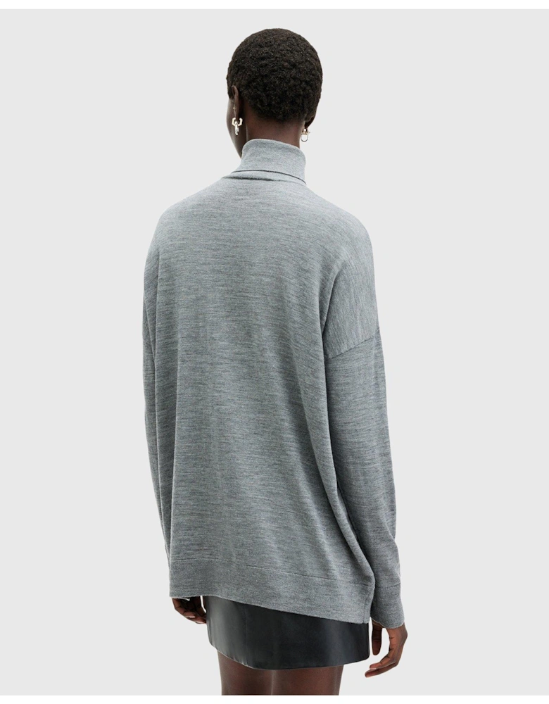Bern Wrap Jumper - Grey