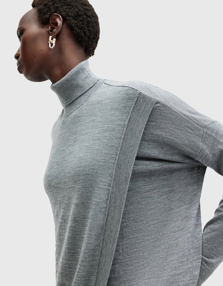 Bern Wrap Jumper - Grey