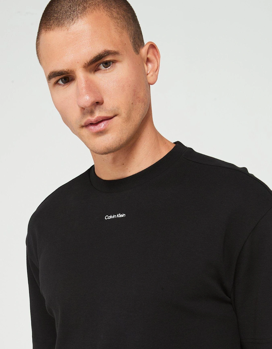 Nano Centre Logo Interlock T-shirt - Black