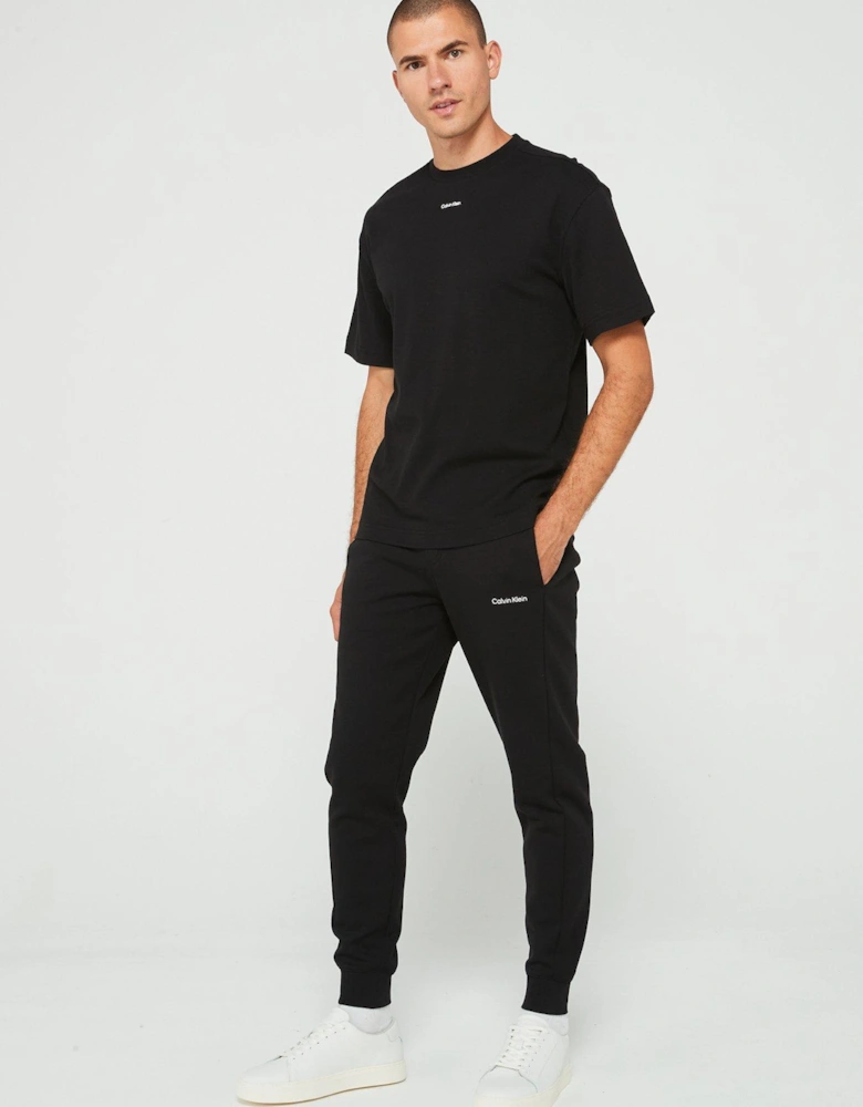 Nano Centre Logo Interlock T-shirt - Black