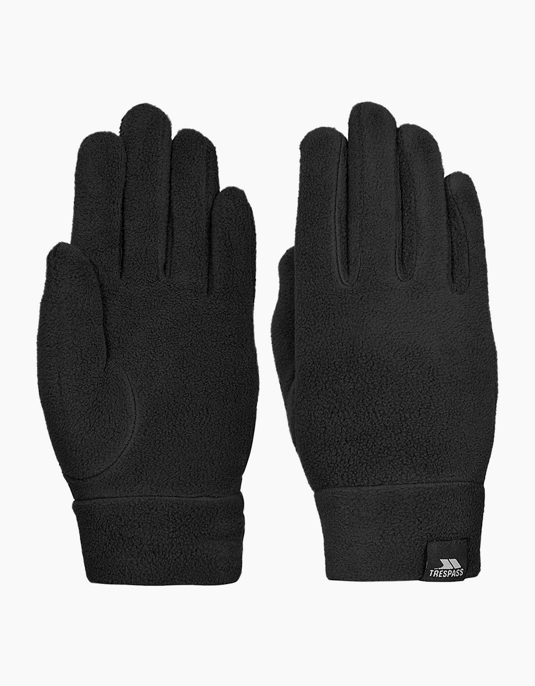 Trespass Women's Black / Plummet Ii Fleece Gloves - : S