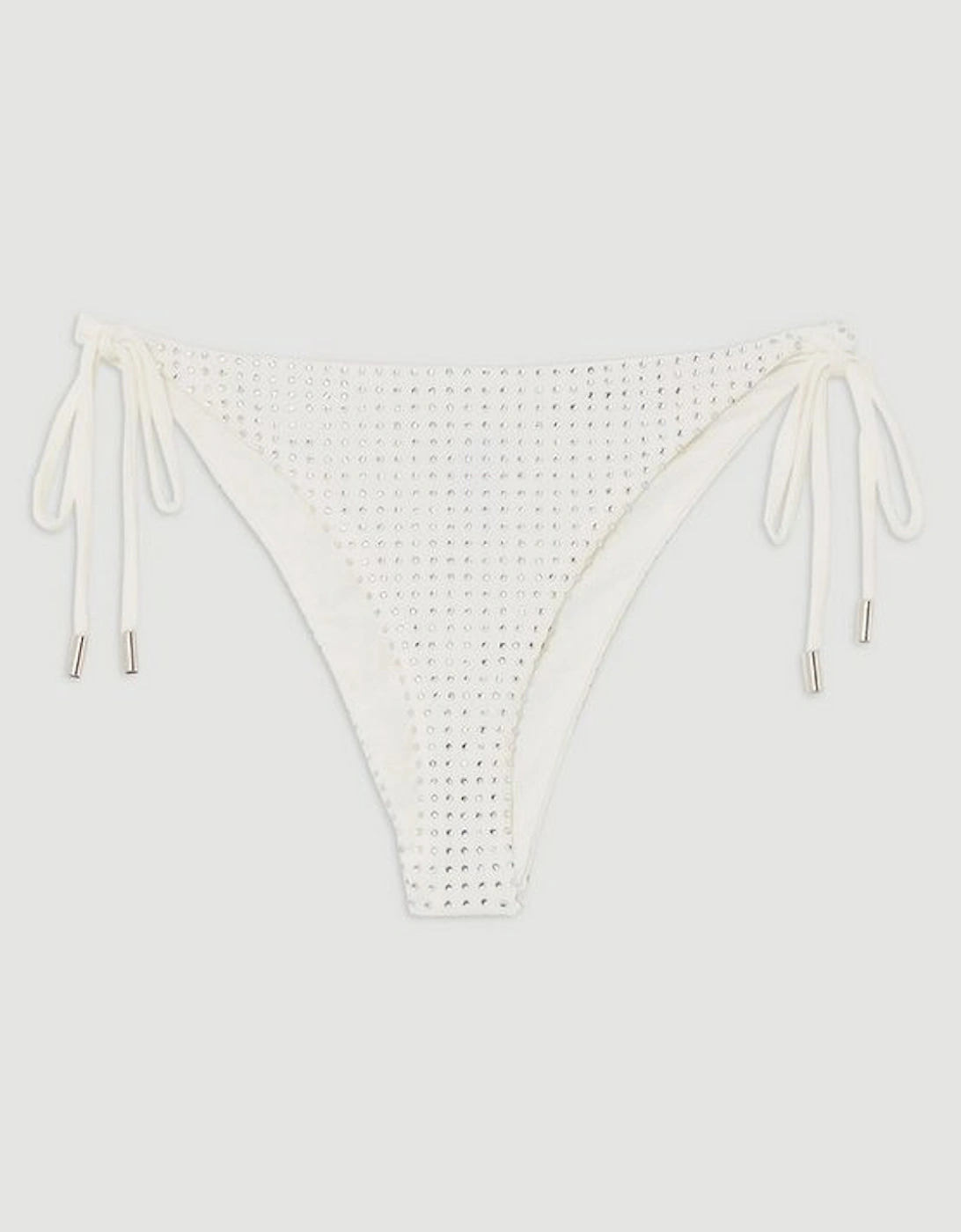 Embellished Triangle Bikini Bottom