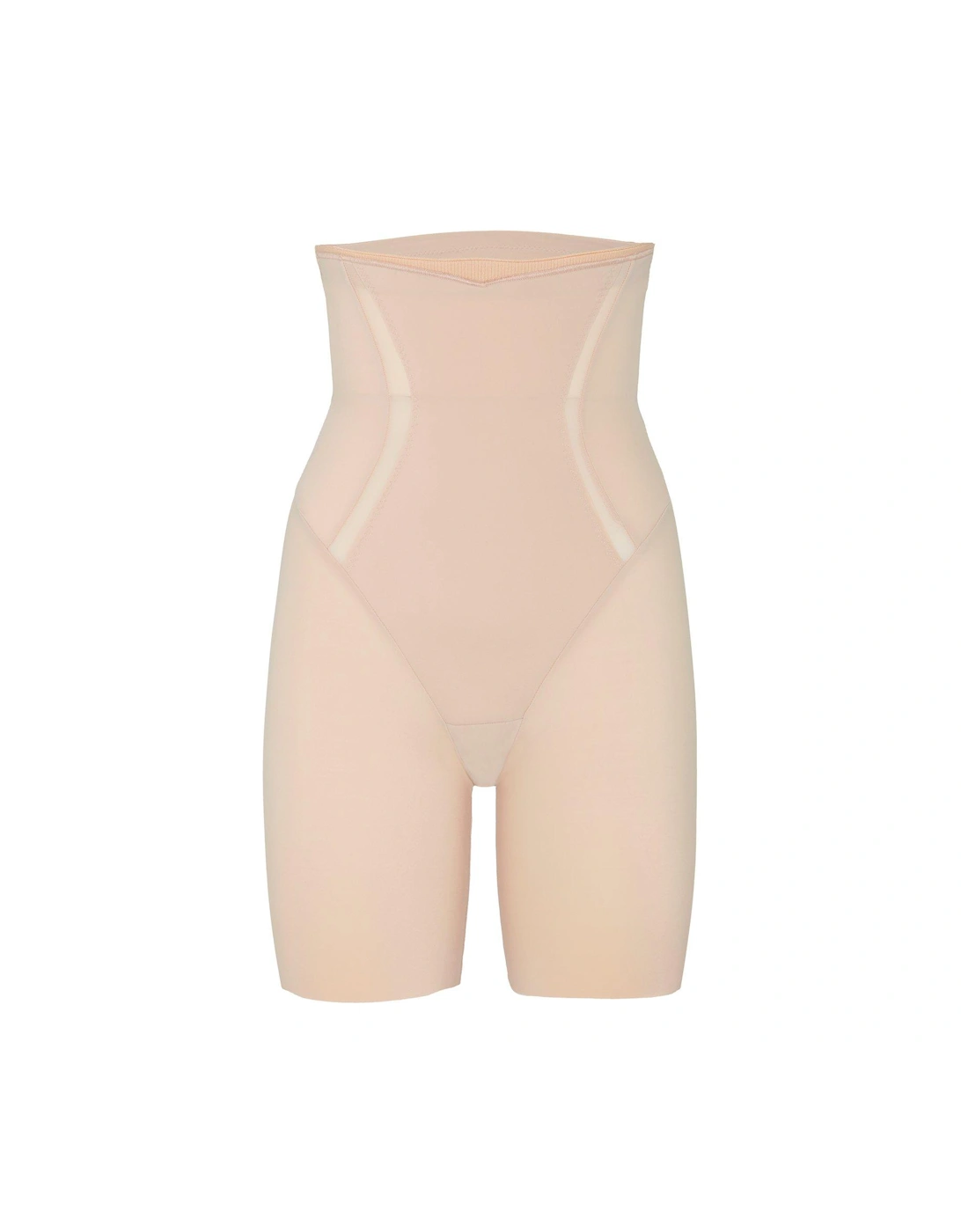 Firm Foundations Hi Waist Thigh Slimmer - Latte Brown