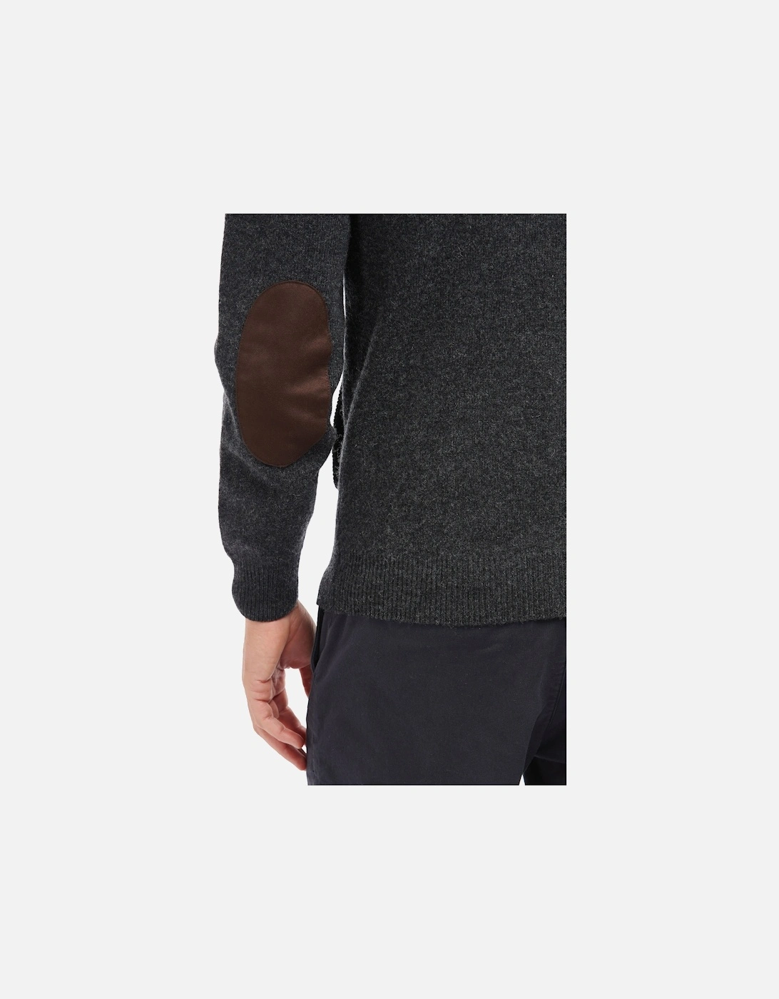 Patch Zip Through Charcoal