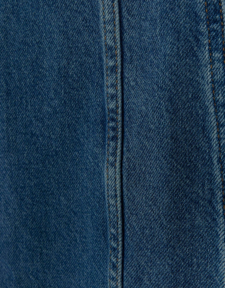 Seam Detail Dress - Medium Denim Blue