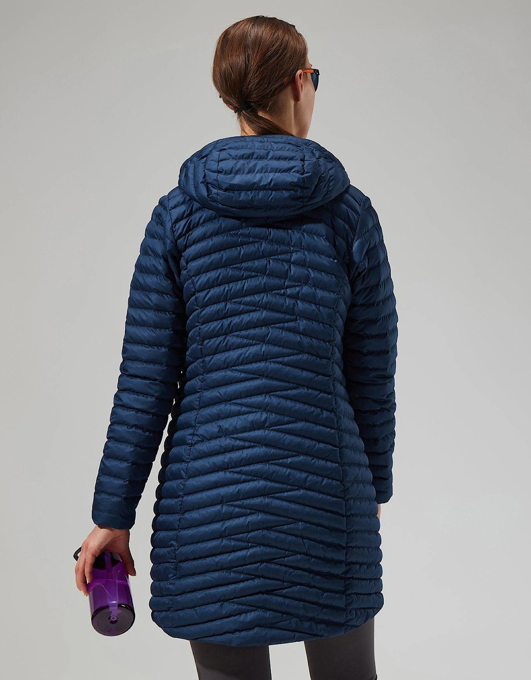 Nula Micro Long Jacket - Navy