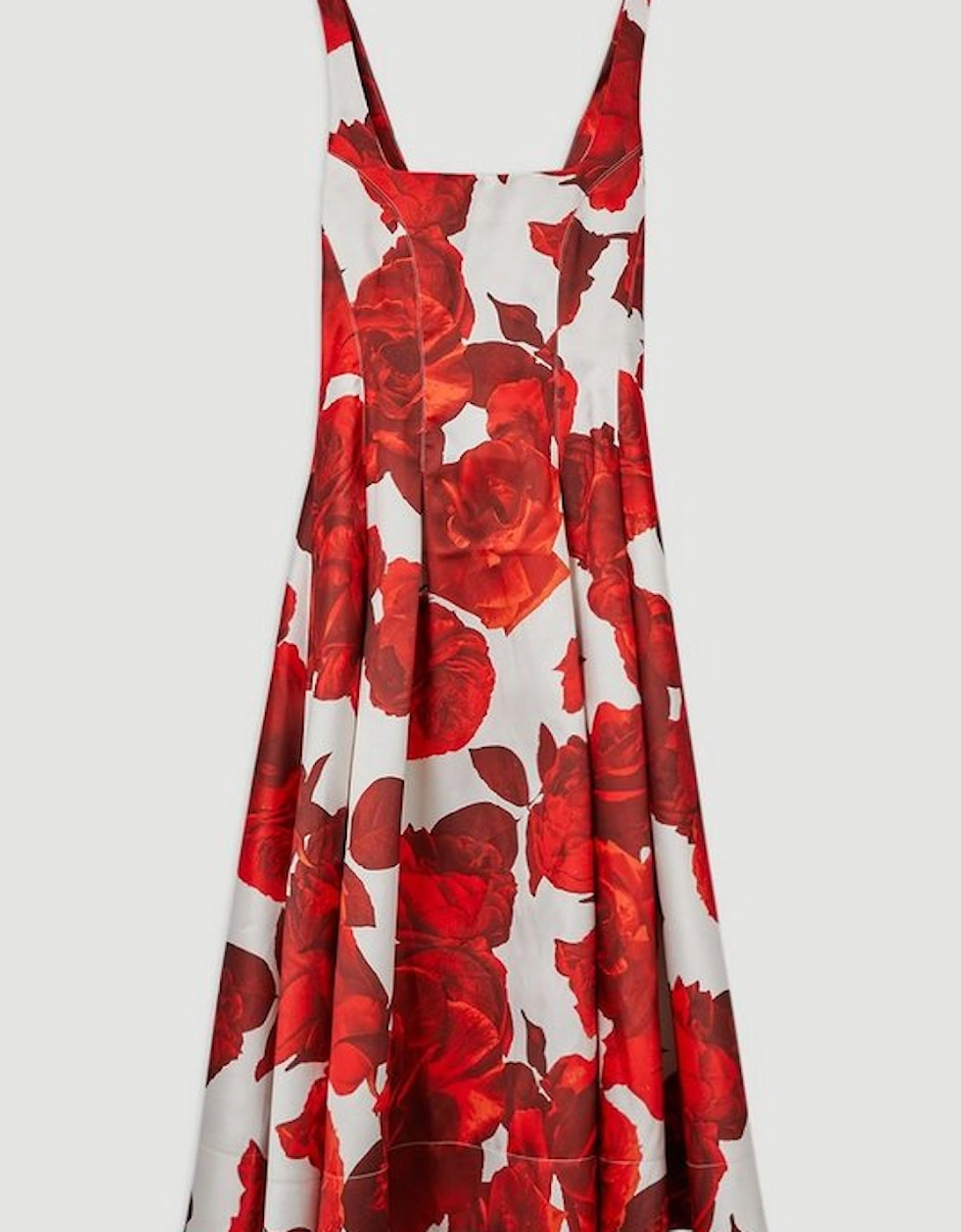 Rose Floral Twill Prom Dress