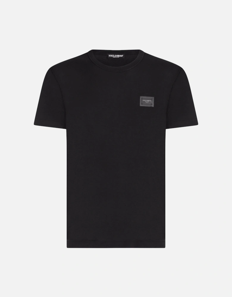 PLAQUE TEE BLACK