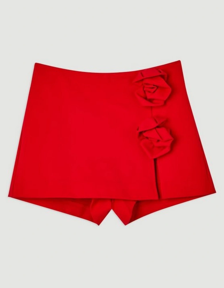 Rosette Ponte Jersey Mini Skort