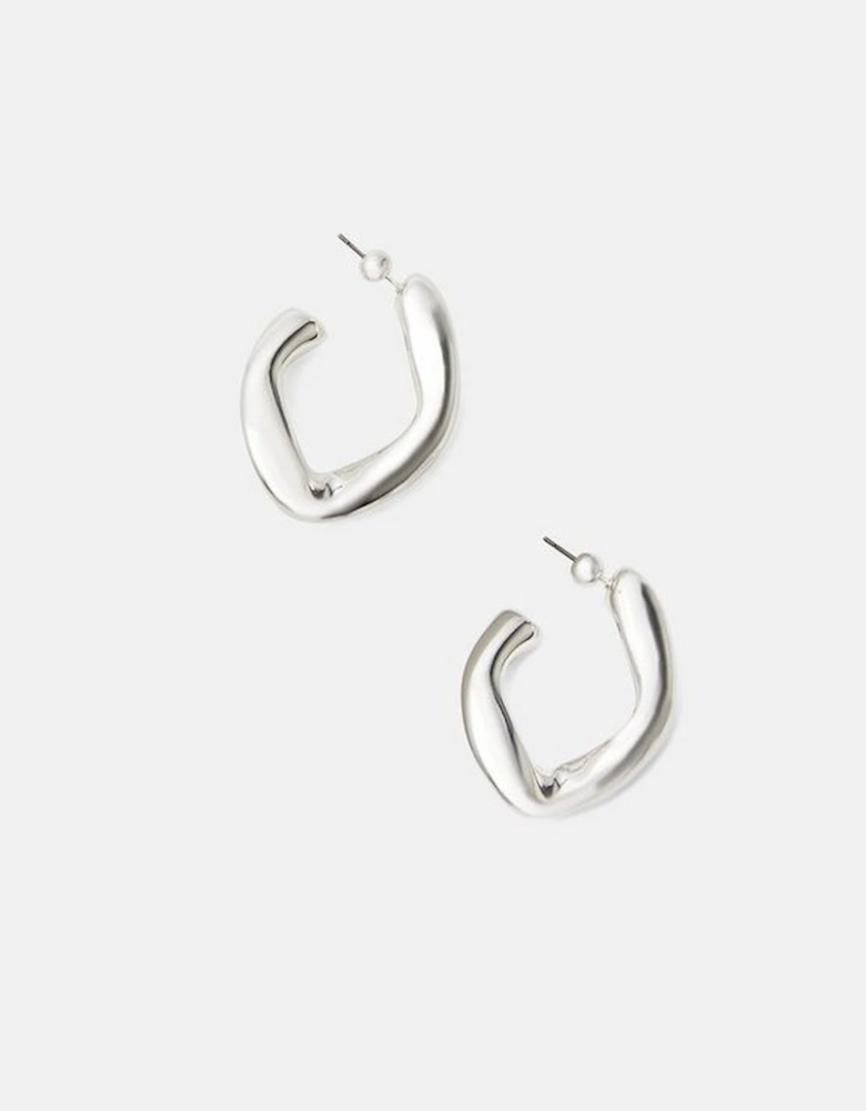 Chunky Twisted Hoops