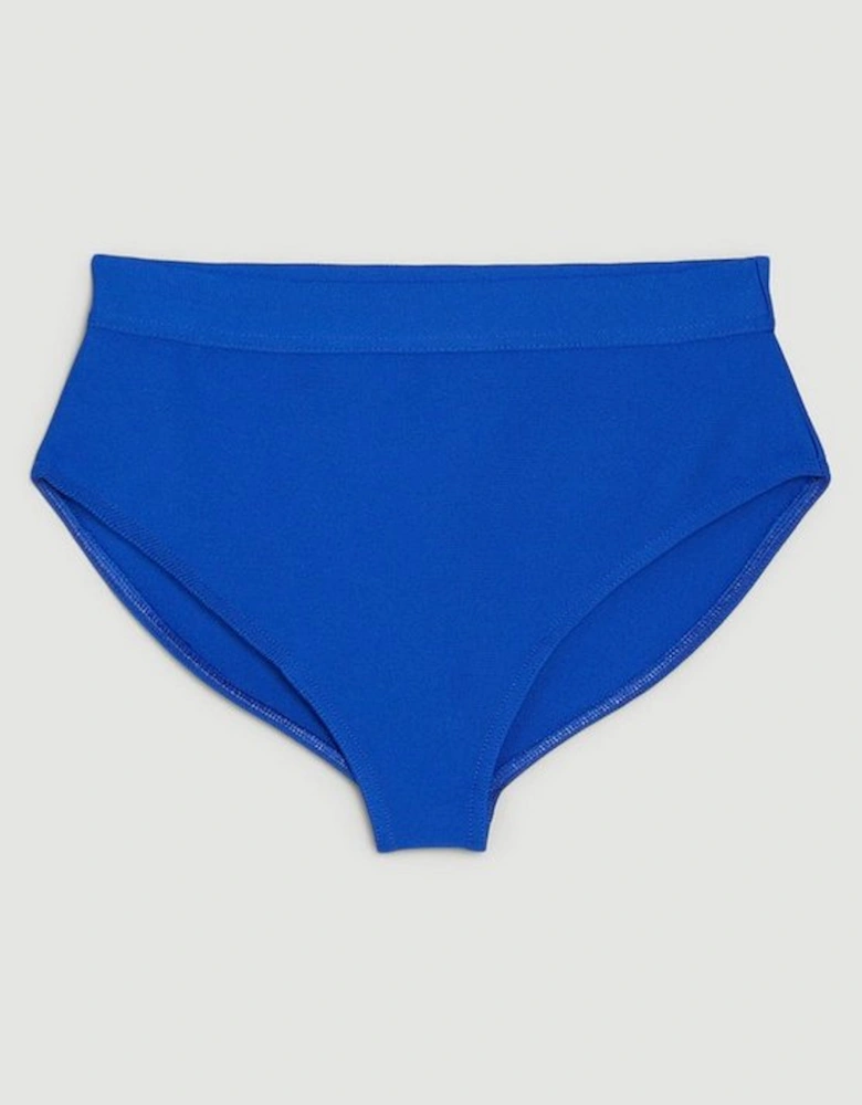 High Waisted Bandage Bikini Bottoms