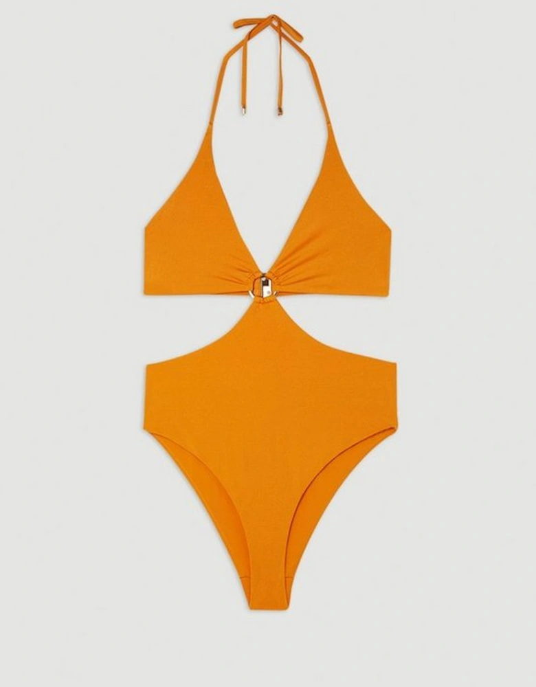 Slinky Cut Out Ring Detail Swimsuit