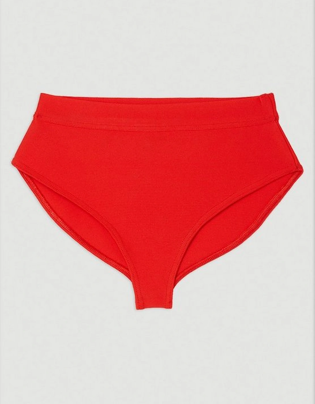 High Waisted Bandage Bikini Bottoms