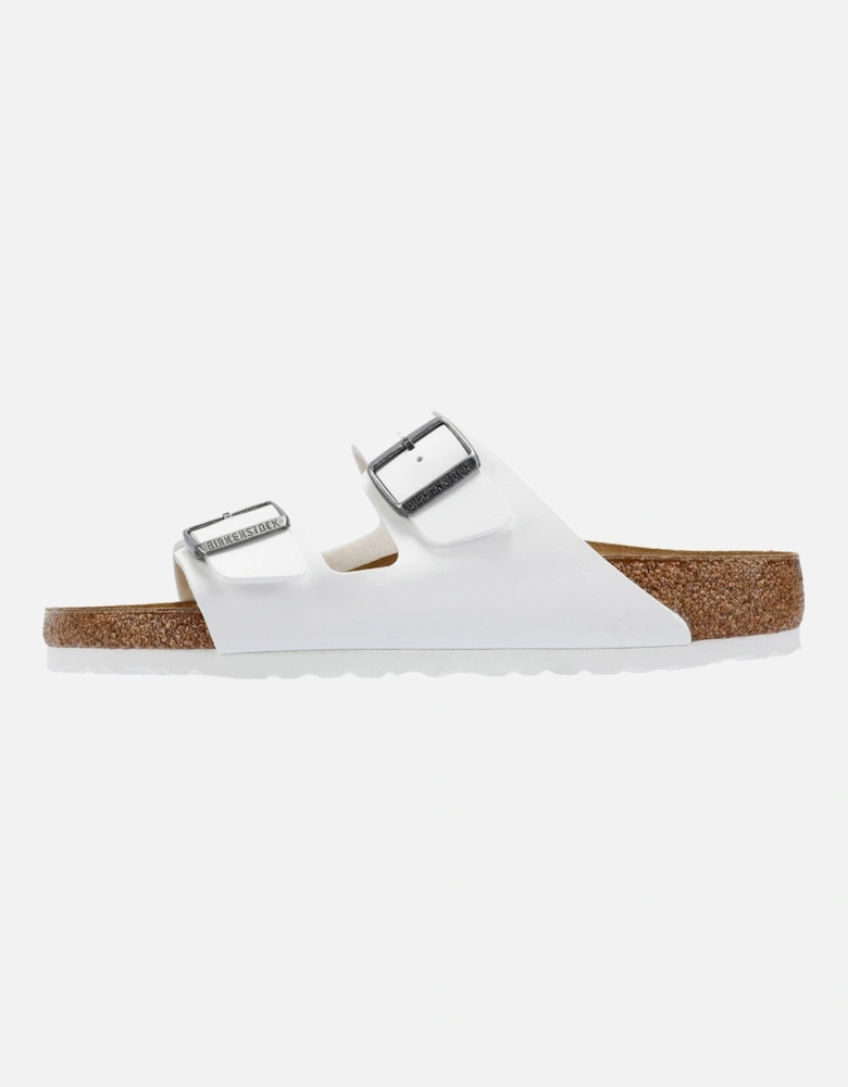 Birko-Flor Mens White Regular Sandals