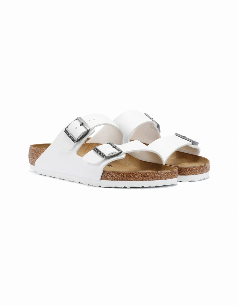 Birko-Flor Mens White Regular Sandals