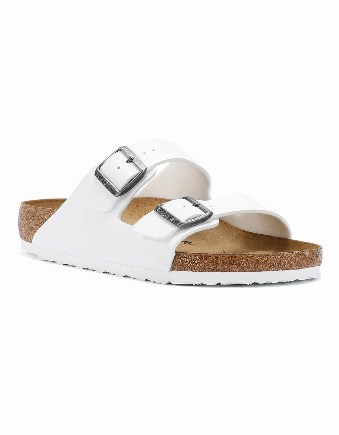 Birko-Flor Mens White Regular Sandals