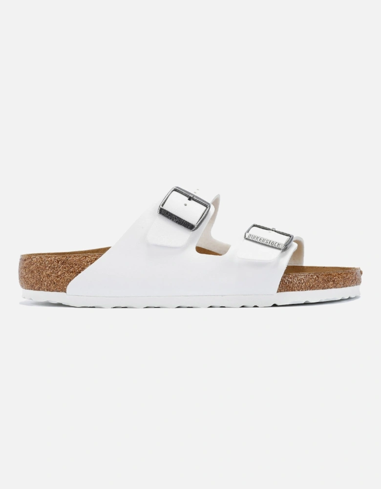 Birko-Flor Mens White Regular Sandals