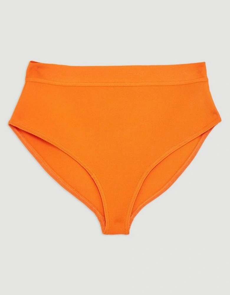 High Waisted Bandage Bikini Bottoms