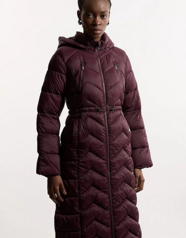 Lightweight Knee Length Packable Coat