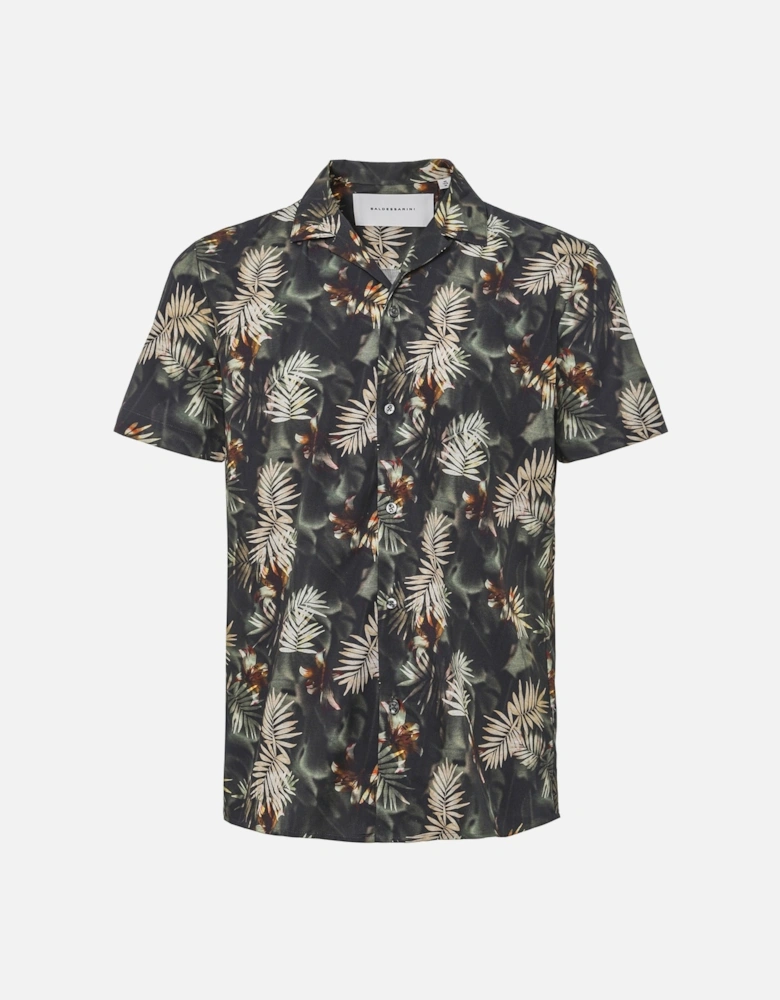 Palm Print Resort Shirt