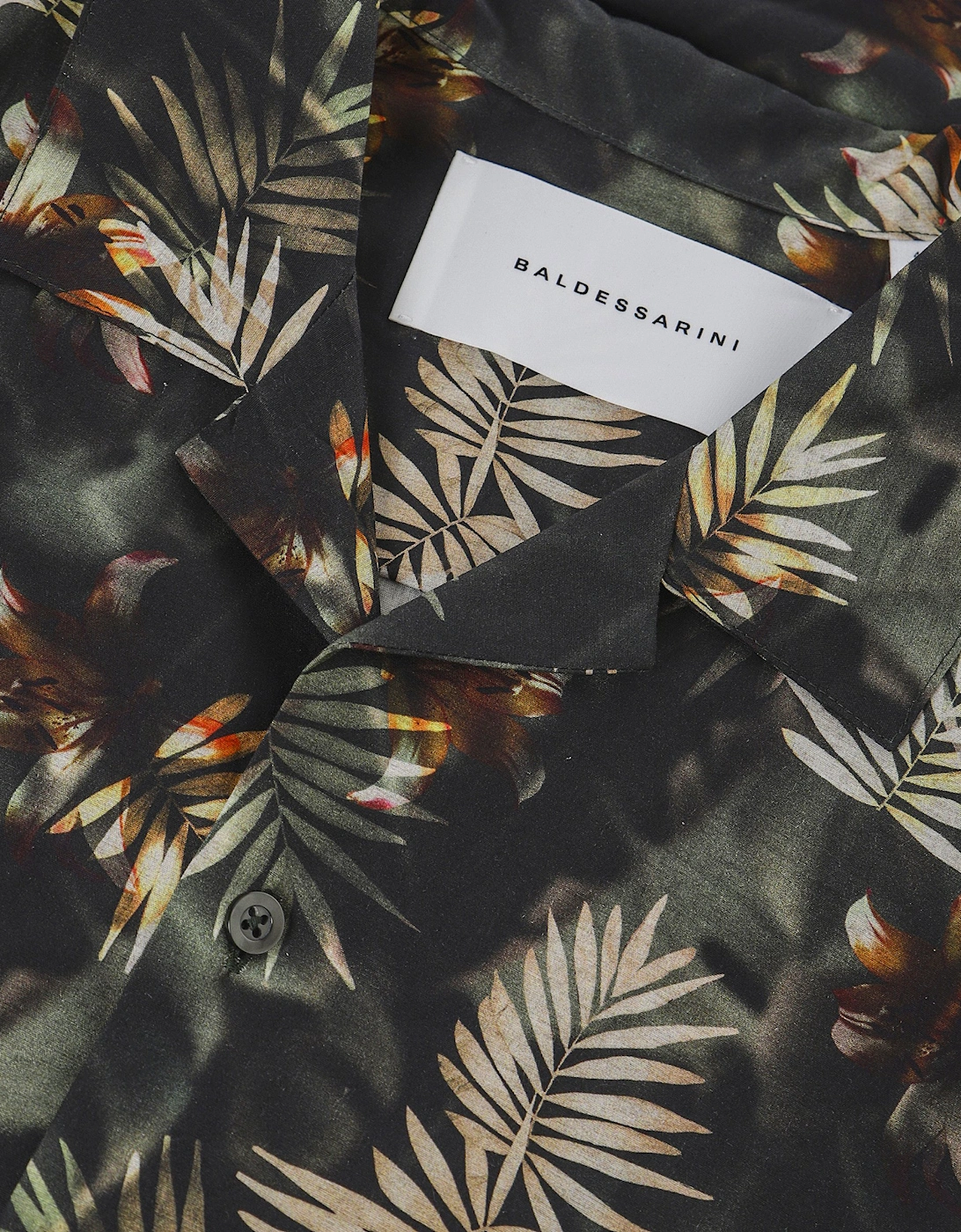 Palm Print Resort Shirt