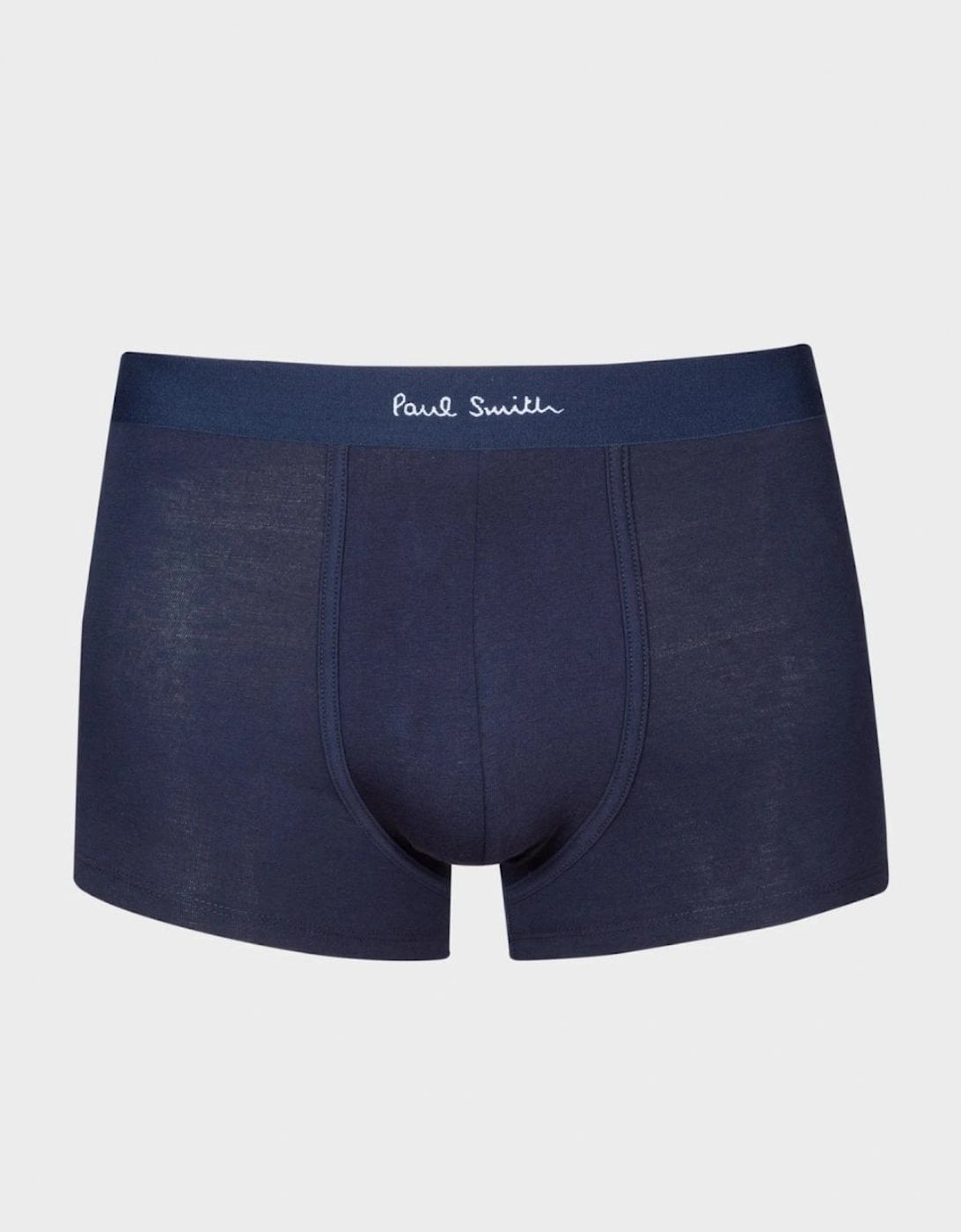 3 Pack Mens Plain Trunks with Script Logo Waistband