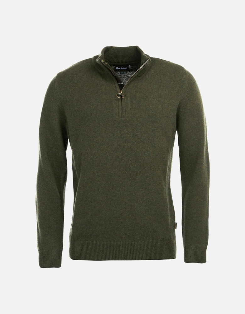 Holden Half Zip Jumper Knitwear Olive