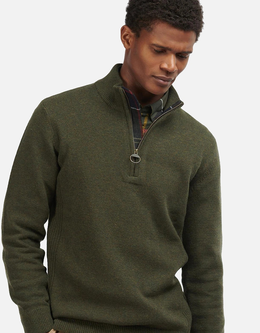 Holden Half Zip Jumper Knitwear Olive