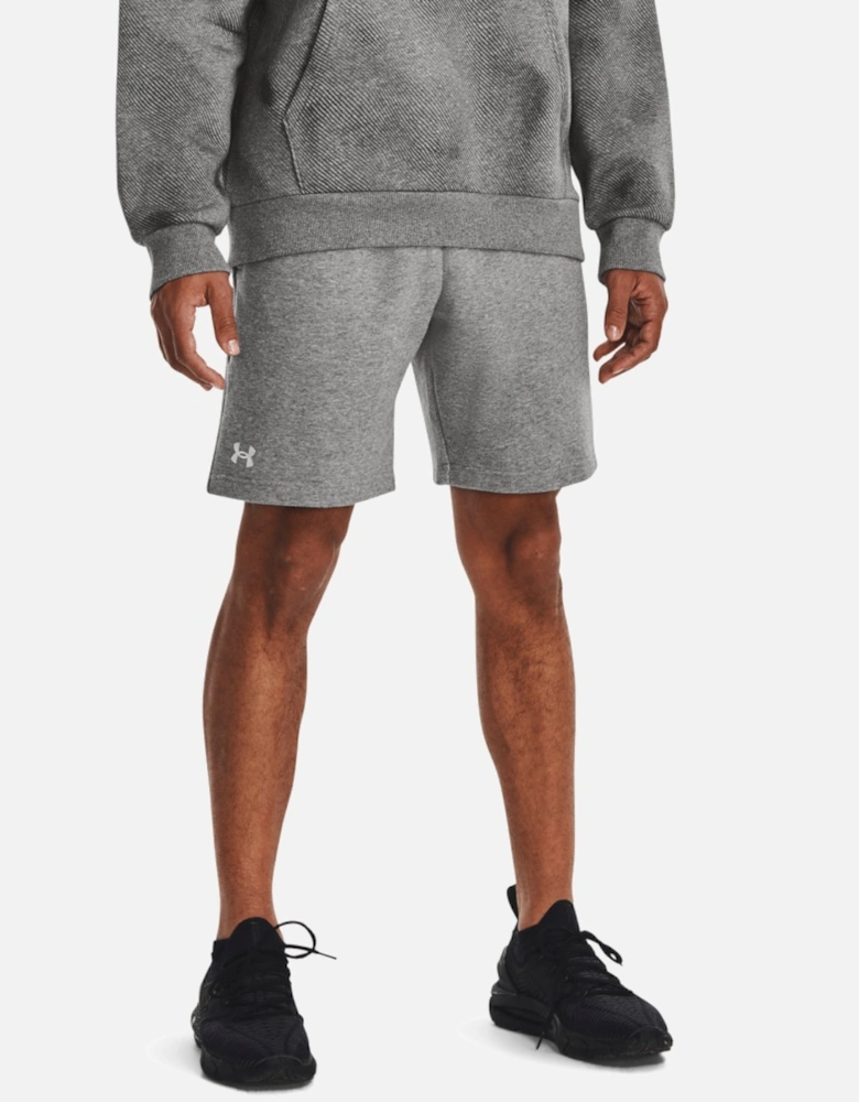 Mens Rival Cotton Blend Fleece Shorts