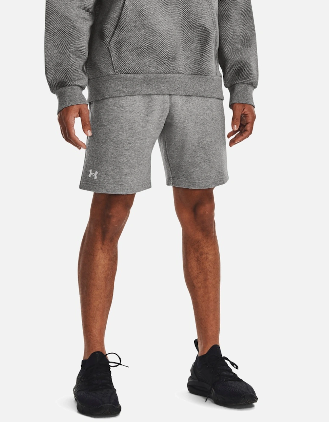 Mens Rival Cotton Blend Fleece Shorts, 4 of 3