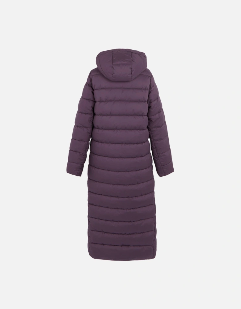 Womens Elender Longline Padded Hooded Jacket Coat