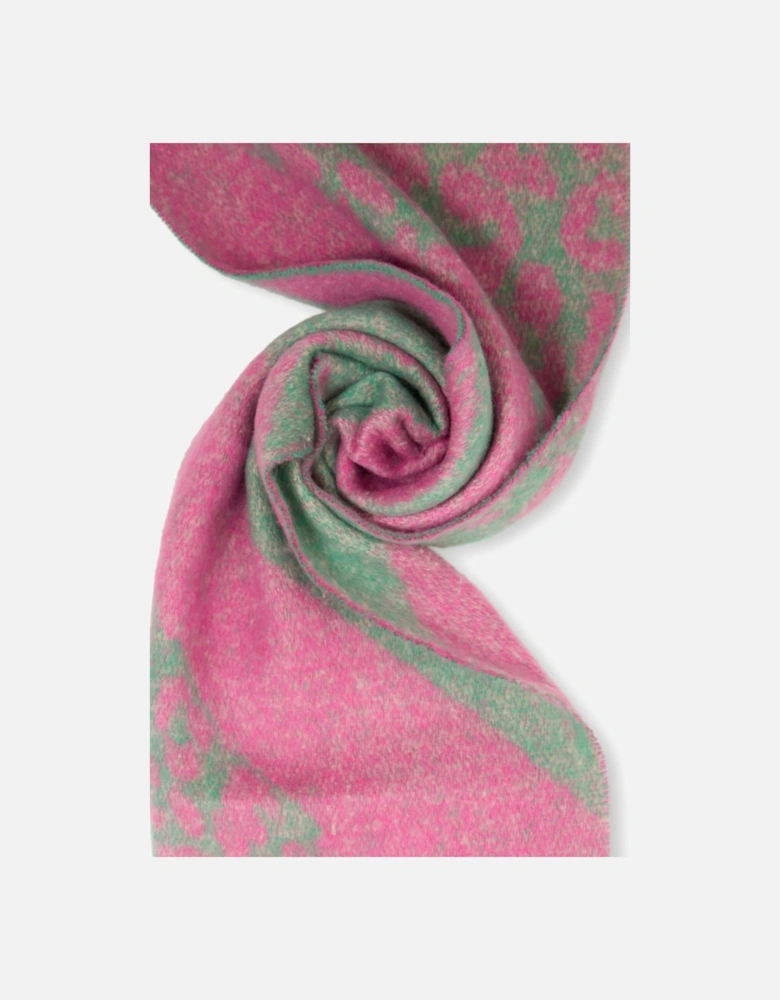 Asymmetrical Pink Scarf