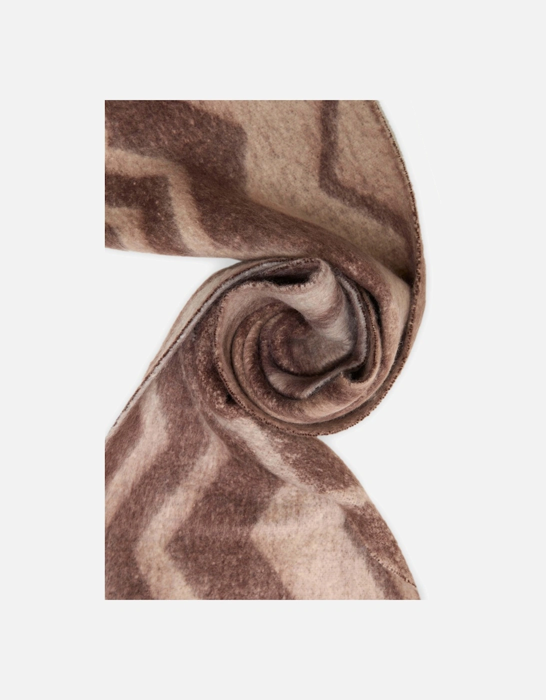 Zig Zag Brown Scarf