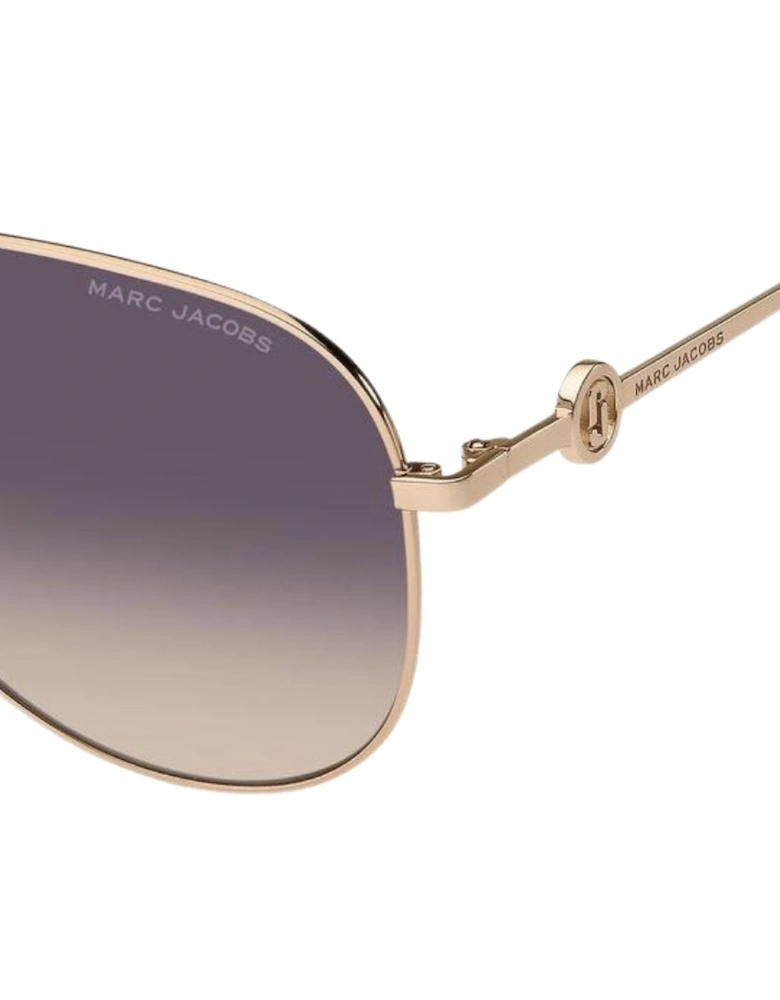 Marc Jacob 653 Hzj Ff Gold Sunglasses