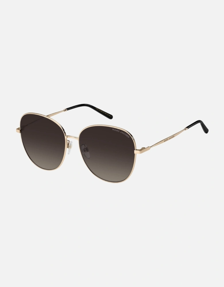 Marc Jacob 664 G S Rhl Ha Gold Sunglasses