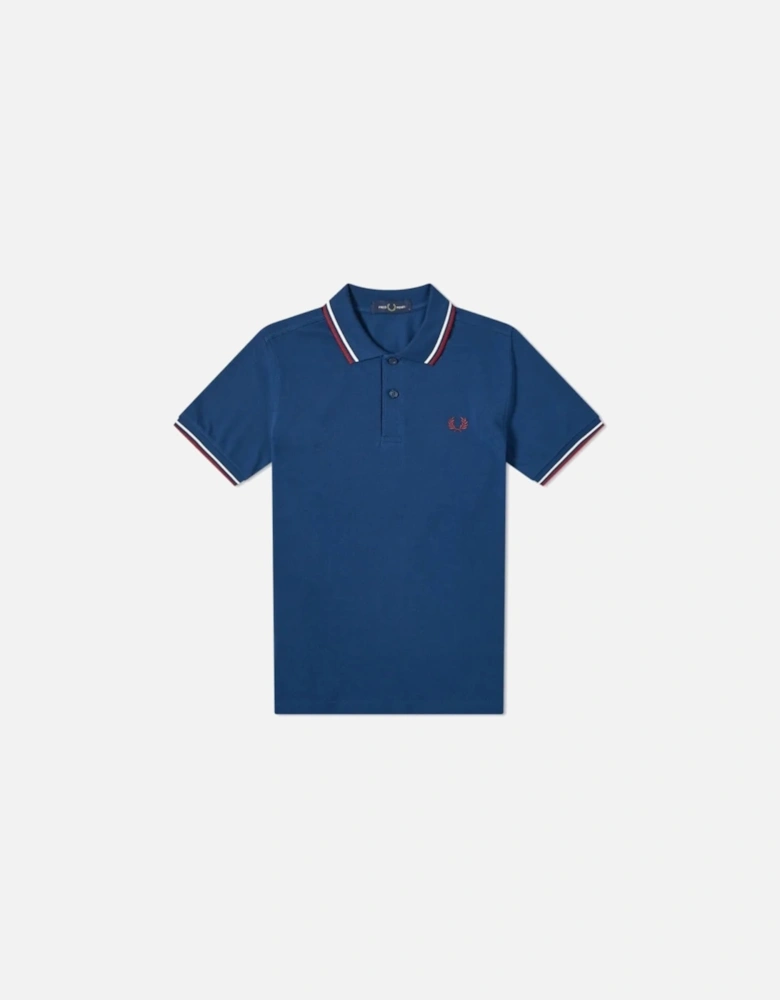 Twin Tipped M3600 588 Blue Polo Shirt