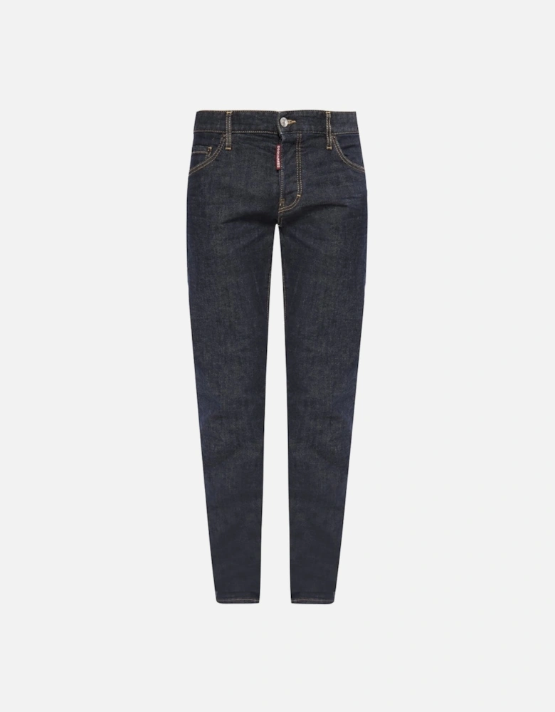 Slim Jean Raw Denim Dark Blue Jeans