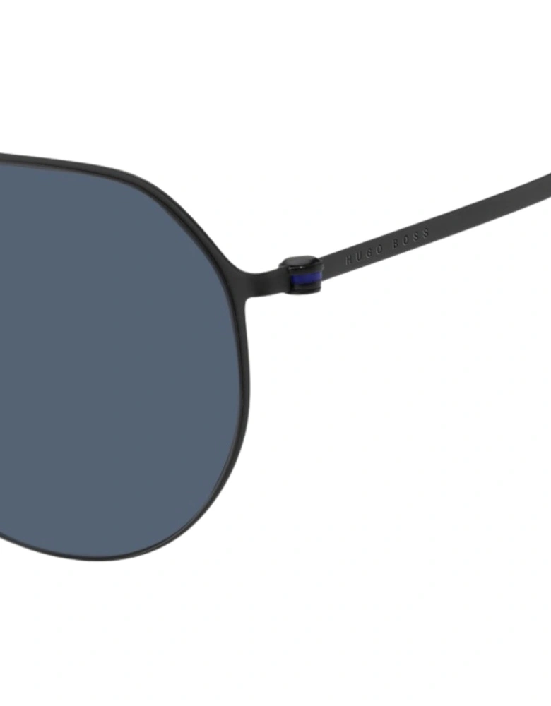 1404 0003 Ku Black Sunglasses